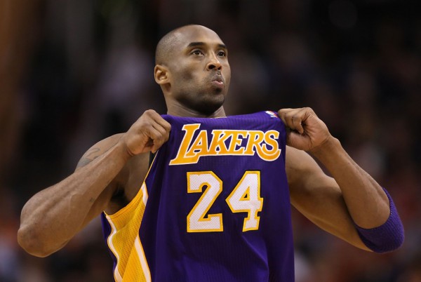 Kobe Bryant of the Los Angeles Lakers